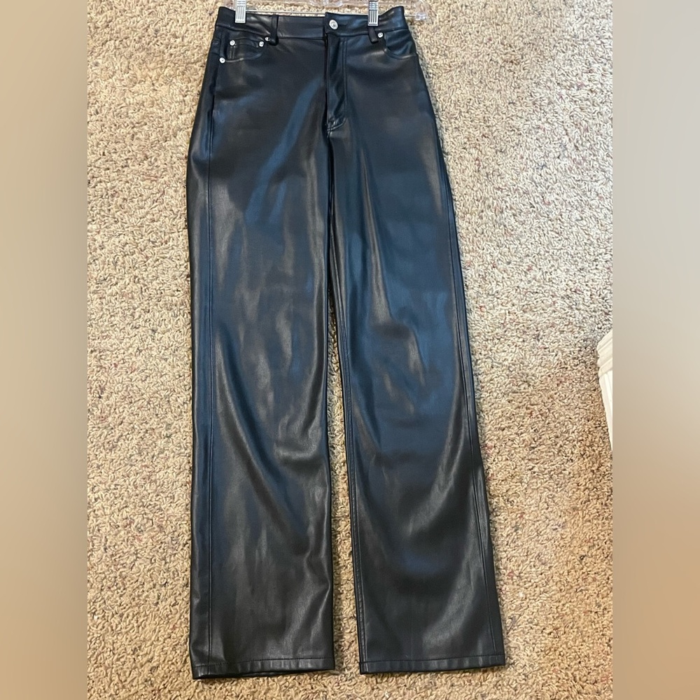 Zara Black Straight Leg Pants
